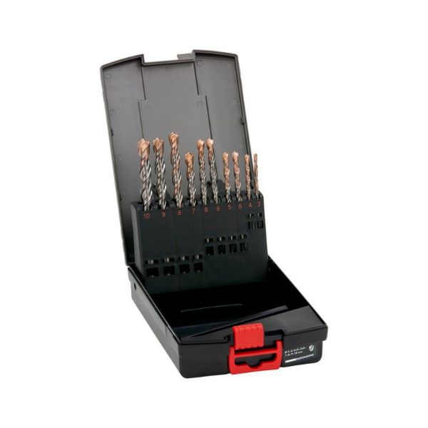 Picture for category Impact drill bit DUO-S cyl.shaft assortment 10 pcs