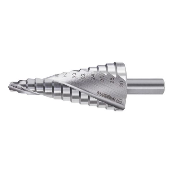 Picture for category Stepped twist drill bit, plain