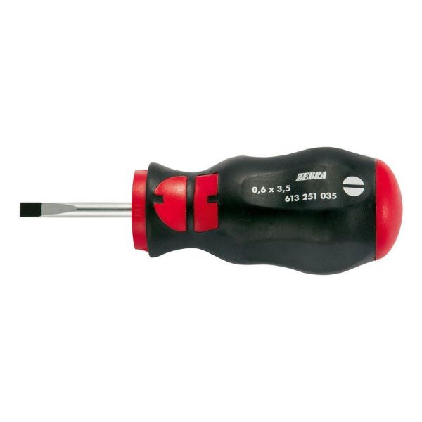 Picture for category Slotted screwdriver round blade short