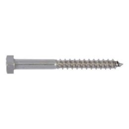 Wood screw, DIN 571 A2 Hexagon head - SCR-HEX-DIN571-WO-A2-WS13-8X30