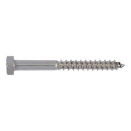 Wood screw, DIN 571 A2 Hexagon head - SCR-HEX-DIN571-WO-A2-WS17-10X40