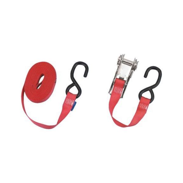 Picture for category Ratchet lashing belt, two-piece S-hook