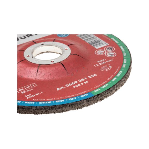 WÜRTH Malta Online Shop-Rough grinding disc for steel and stainless steel