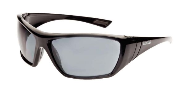 Safety Sun Glasses Smoke Lens-BLACK-NYLON-TEMPLES-SMOKE-LENS-AS/AF-899102872
