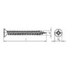 W&Uuml;POFAST&lt;SUP&gt;&reg;&lt;/SUP&gt;, blue galvanised Particle board screw - SCR-CS-WO-Z2-(A2K)-4X45/40