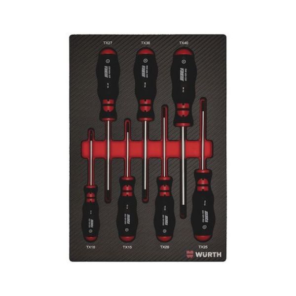 System assortment 4.4.1, screwdriver TX - SCRDRIV-SET-TX-7PCS
