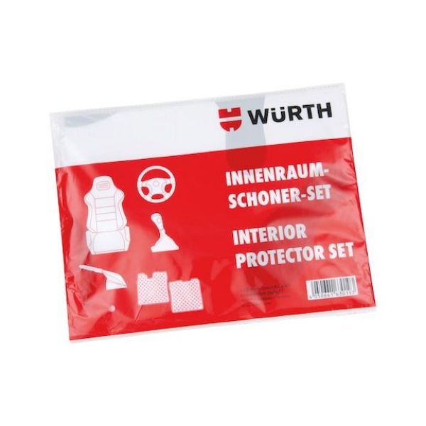 Vehicle interior protection set - PROTSHT-KIT-PE-COMBI-SET-100PCS