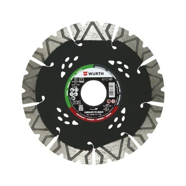 Diamond cutting disc Multi Longlife VX - CUTDISC-DIA-LL-VX-MULTI-BR22,23-D125MM