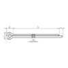 Split pin - SPLTPIN-DIN94-A4-1,2,0X20