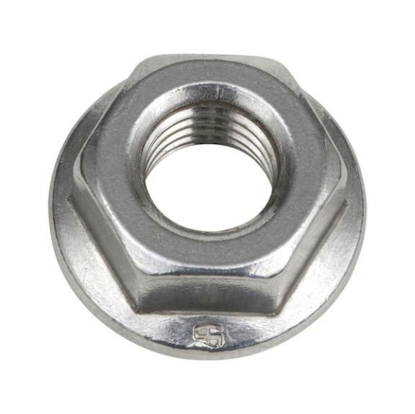 Serrated locking nut - NUT-SER-SIDIN6923-A2-WS15-M10