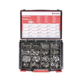 Washer and hexagon nut assortment - WSH/NUT-SYSKO-ISO4032/7089-A2-1200PCS