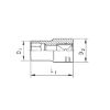 1/4-inch socket wrench insert, TX head - SKTWRNCH-1/4IN-OUTER-TX-E8-25MM