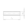 Threaded rod - THRROD-DIN976-A-8.8U-(HDG)-M10X3000