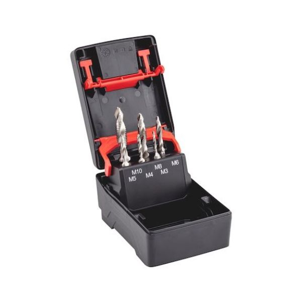 Picture for category Combination screw tap bit set HSS SMART STEP 6&nbsp;pcs
