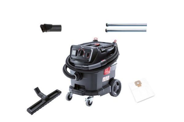 Picture of Industrial wet and dry vacuum cleaner ISS 30-L Automatic + Free 5 Pack Wet/Dry Filter Bags + Free Safety Boots - OFFER