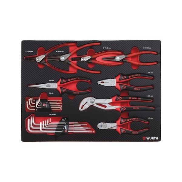 System assortment 8.4.1, circlip pliers - CRCLIPPLRS-SET-25PCS
