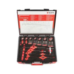 Thread cutting tool set HSS M3-M12 44 pcs - THRCTR-SYSKO-HSS-2.0-(M3-M12)-44PCS