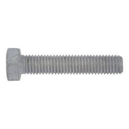 Hexagonal bolt with thread up to head - SCR-HEX-ISO4017-8.8U-(HDG)-WS18-M12X40