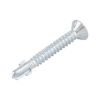Wing-tip drilling screw with countersunk milling head With AW drive PIAS&reg; - SCR-DBIT-WING-CS-CUTHD-AW20-(A3K)-4,2X32
