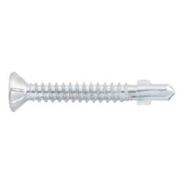 Wing-tip drilling screw with countersunk milling head With AW drive PIAS&reg; - SCR-DBIT-WING-CS-CUTHD-AW25-(A3K)-4,8X50