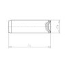 Cylindrical pin, hardened - PIN-CYL-ISO8734-A-M6-3X12
