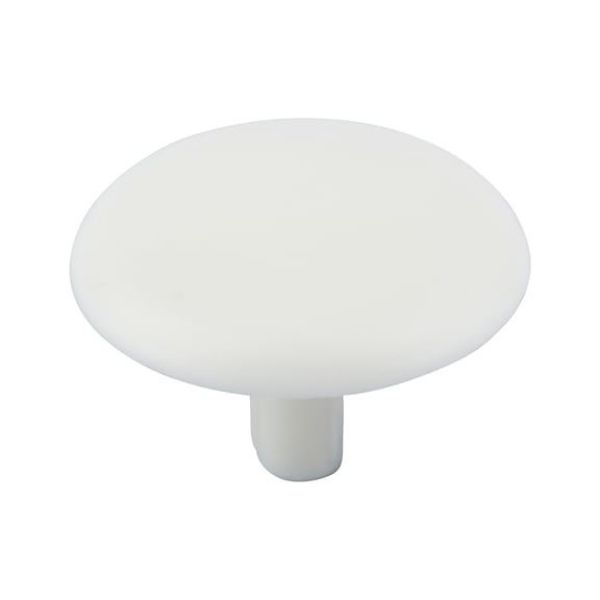 Cover cap for head-hole-drilled screw - CAP-(01743)-R9010-PUREWHITE-D12/2,5