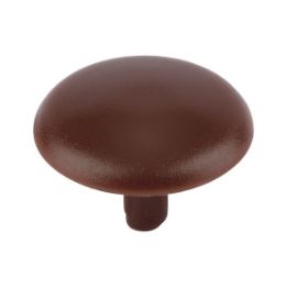 Cover cap for head-hole-drilled screw - CAP-(01743)-R8016-MAHOGBROWN-D12/2,5