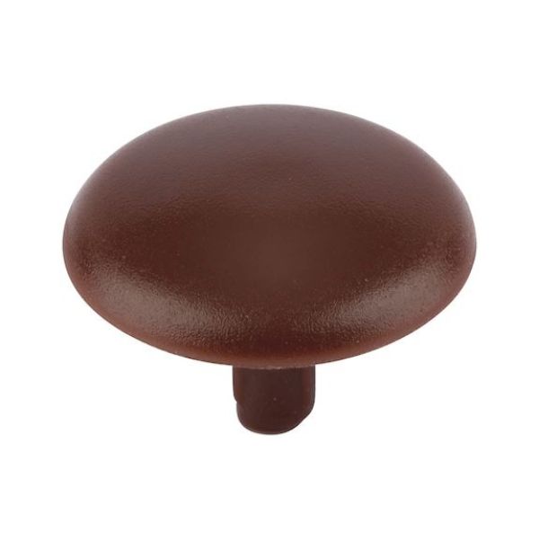 Cover cap for head-hole-drilled screw - CAP-(01743)-R8016-MAHOGBROWN-D12/2,5