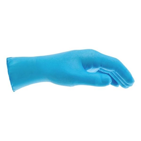 Disposable nitrile glove - PROTGLOV-NITRILE-BLUE-POWDERFREE-L