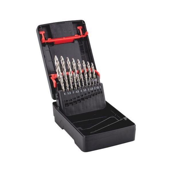 Picture for category Tw. drill bit HSS DIN 338 SMART STEP 19 pcs Syska