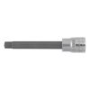 3/8 inch socket wrench, hexagon socket metric With knurling - SKTWRNCH-3/8IN-HEXSKT-KNRL-7MM-L92MM