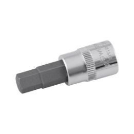 3/8 inch socket wrench, hexagon socket metric With knurling - SKTWRNCH-3/8IN-HEXSKT-KNRL-9MM-L50MM