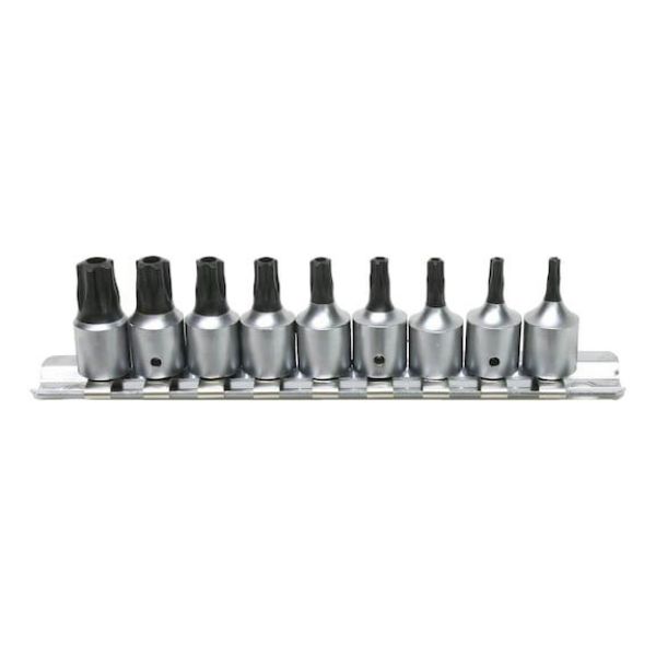 1/4 inch TS screwdriver bit assortment - 9PCS. TS-SCRDRIVINRT-SET TS10-50