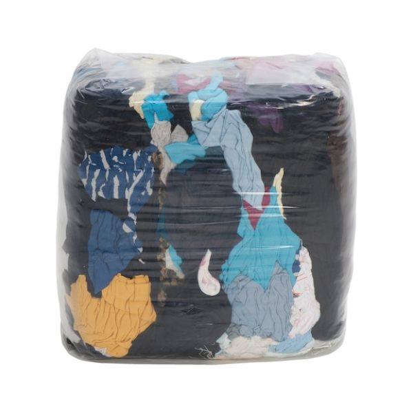 Cleaning cloths, mixed fabric - CLNRAG-(COLOUR-SORTED)-BAG-10KG