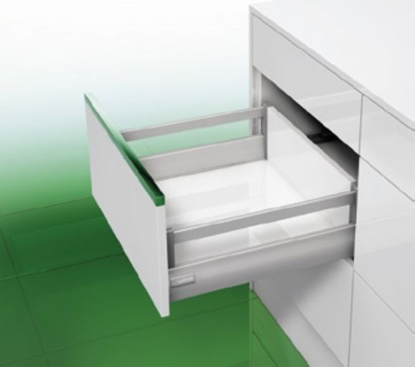 Picture of DWD XP Pot drawer H95 with rectangular railing — Single set