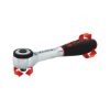 Reversible ratchet 1/4 inch with 360&deg; turning handle - RTCH-TWIST-HANDLE-1/4IN-135MM
