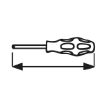 Transparent single-pole voltage tester - EST-VDE-1POL-(120-250VAC)-(140MM/65MM)