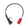 Adapter For mobile charging station mode 2 type 2 UNI - AY-CHRGSTA-ELVEH-ADAPTER-32A-22KW-RED