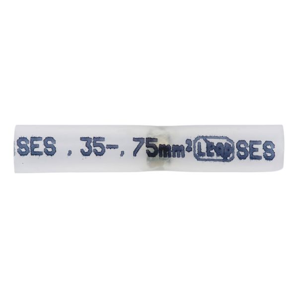 Heat-shrink solder connector - BUTTCON-SLDR-HSHRTUBE-WHITE-(0,35-0,75)