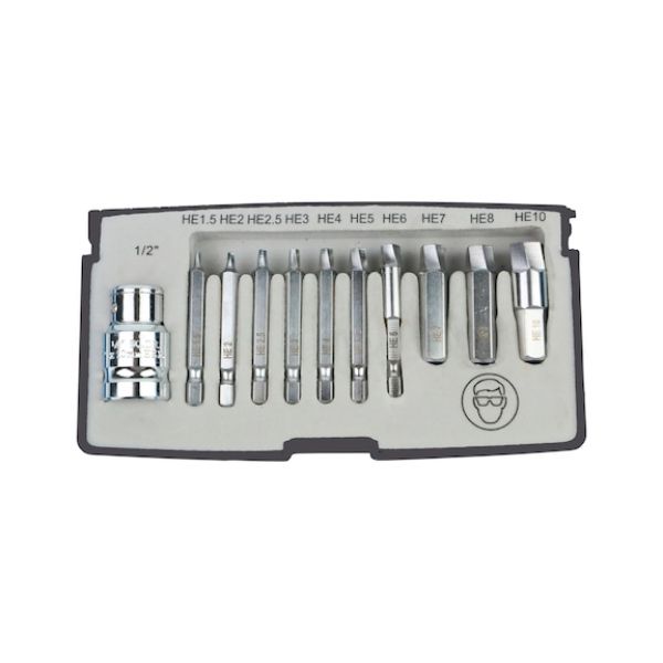 Picture for category Bit hexagon socket assortment 11 pieces