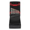 Impact drill bit cassette DUO-S, straight shank 10&amp;nbsp;pieces - DRL-IMP-SET-CYL-(3-10)-10PCS