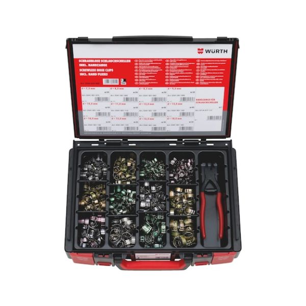 Picture for category Hose clamp screwless 511 pieces Sysko