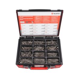 ASSY&lt;SUP&gt;&reg;&lt;/SUP&gt; 4 A2 CS universal screw assortment A2 stainless steel, plain, partial thread, countersunk head, 705 pieces in system case - SCR-SYSKO-CS-PRTTHR-RW-A2-705PCS