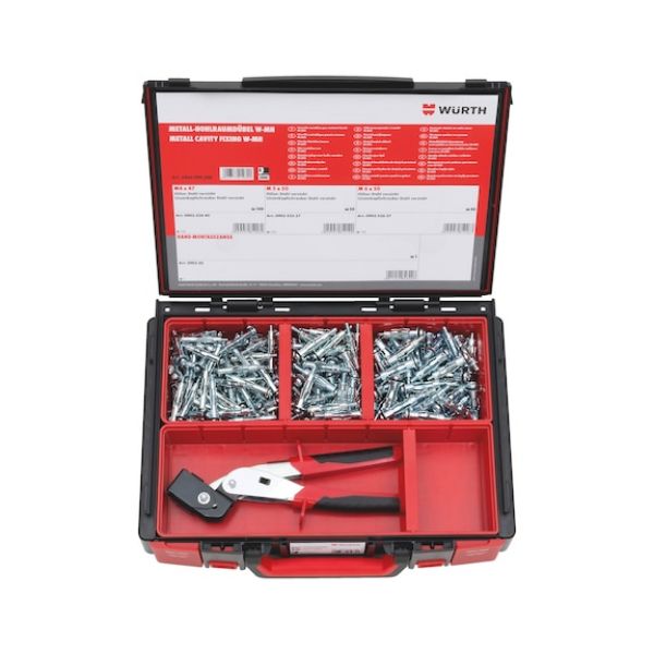 Metal cavity anchor W-MH assortment - METCAVDWL-SYSKO-(W-MH)-W.PLRS-201PCS