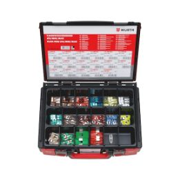 Flat blade fuses ATO/MINI/MAXI SILVER assortment 151 pieces in system case 4.4.1 - FLBLDEFSE-SYSKO-ATO-(MINI-MAXI)-151PCS