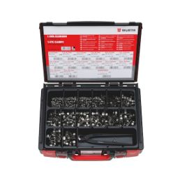 1-ear clamp assortment 481 pieces in system case - 1EARCLMP-SYSKO-481PCS