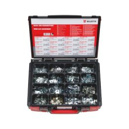 Sheet metal/spring nut assortment 1375 pieces in system case 4.4.1. - NUT-(SHTMET/SPG)-SYSKO-ST-UNCOL-1375PCS