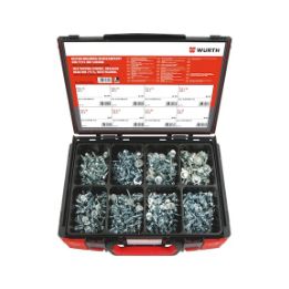 Combi tapping screw assortment 600 pieces in system case 4.4.1. - SCR-(COMBI/PL)-SYSKO-W.WSH-(A2K)-600PCS
