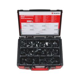 Pipe and fastening clamps assortment 116 pieces in system case - PIP-/FASTCLMP-SYSKO-MULTIFIX-118PCS