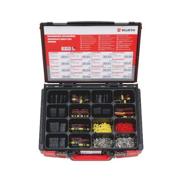 Watertight plug housing TE Superseal 1.5 Series assortment 440 pieces in system case 4.4.1 - PLGHSNG-SYSKO-WTRPROF-440PCS